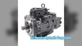 Rozwiązanie do wymiany pompy hydraulicznej Komatsu PC55
