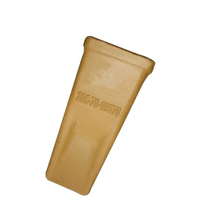 wykonane w Chinach Gorąca sprzedaż PC200-6 Piece zamienne wykopalnika pełzającego wiadro zęba 205-70-19570
