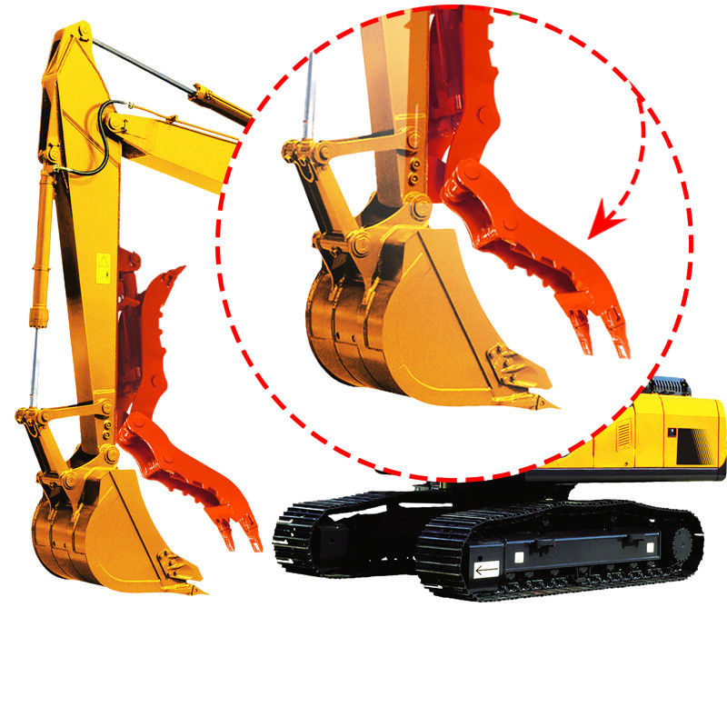 Ładowanie rozładunek grabarz Klamka palca wiadra mechaniczny mini wielki wiaderek palca używany do DH55