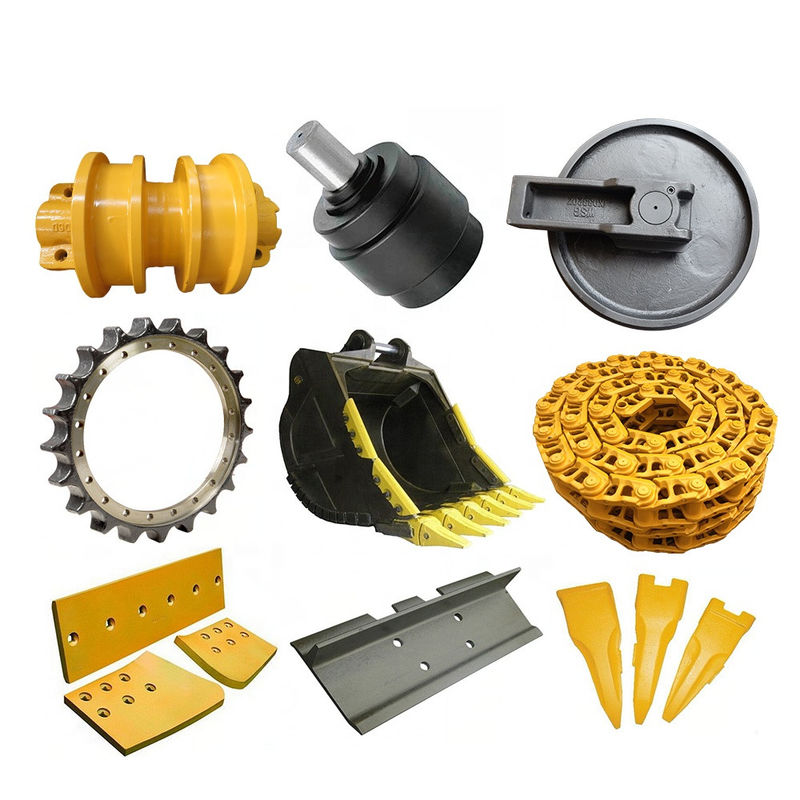 Przednie tory assy do mini koparki, koła buldożerów, części gumowe js220 pc20 pc60 pc200 pc300 ex120-2 js220