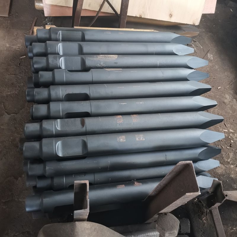 części koparki hydrauliczne hamer rocka łamacz tępy dęby 68mm hydrauliczne łamacze dęby narzędzie typu klin 135mm 140mm