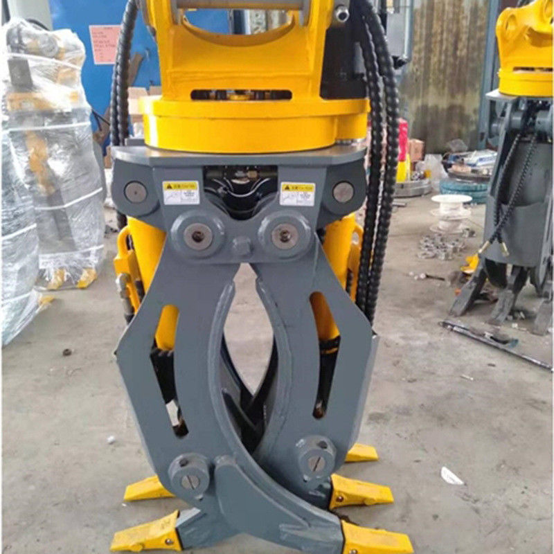 dostosowany podwójny cylinder 360 obrotowy chwyt hydrauliczny chwyt teleskopiczny chwyt ramienia drewna chwyt wiadro do koparki