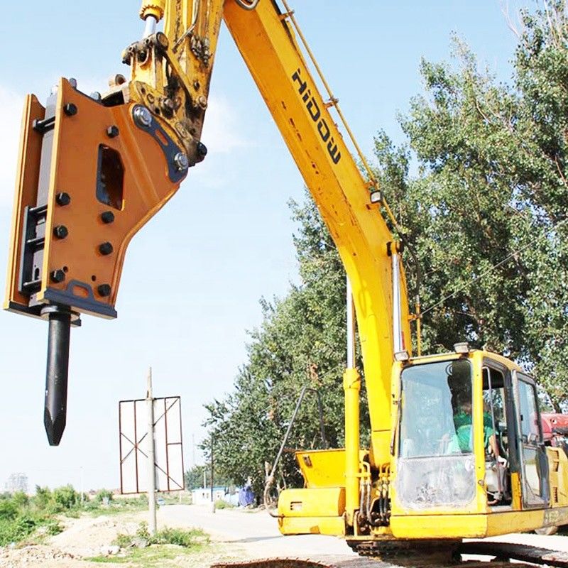 Sprzedaż hurtowa Prężnica68 100 140 185 mm Koparka Wysokiej Częstości Beton Wibracja Kamień Hydrauliczne Maszyna Rozbiórka Jack Hamm
