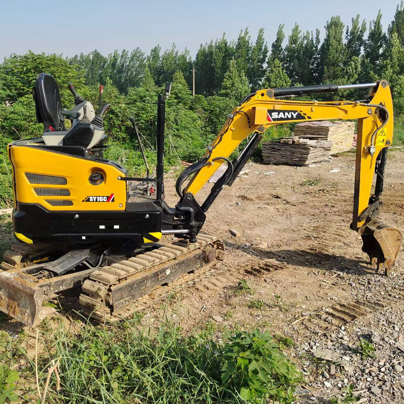 Prace leśne Mini Ekskawator używany SY16C SY18C SY26U SY35U SY50U Mini Excavator Crawler