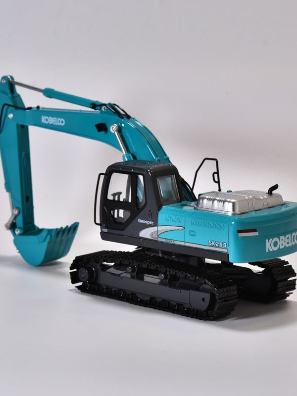 Shen stalowy model koparki SK200 KOBELCO oryginalna symulacja stopu metalu dekoracja samochodu nie zabawki
