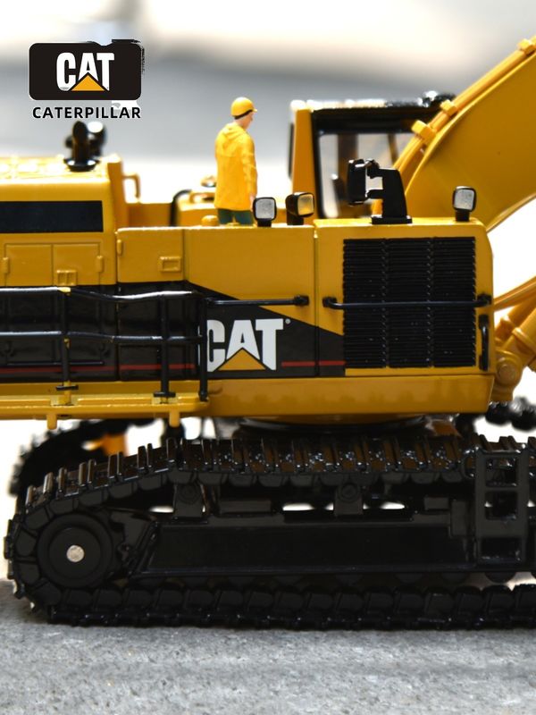 Carter CAT5110B kolekcja dużych koparek model pojazdów inżynierskich razem symulacja metalu ozdoby ręcznik