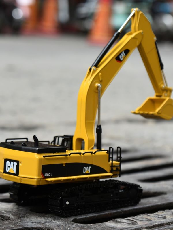 Carter CAT385C model koparki stopu metalu inżynieria gleby oryginalna symulacja ręczne ozdoby samochodu
