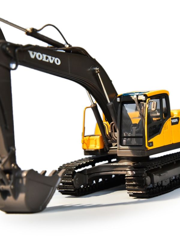 Model koparki VOLVO Volvo EC220DL ze stopu oryginalnego symulacji pojazdu inżynieryjnego ozdoby koparki