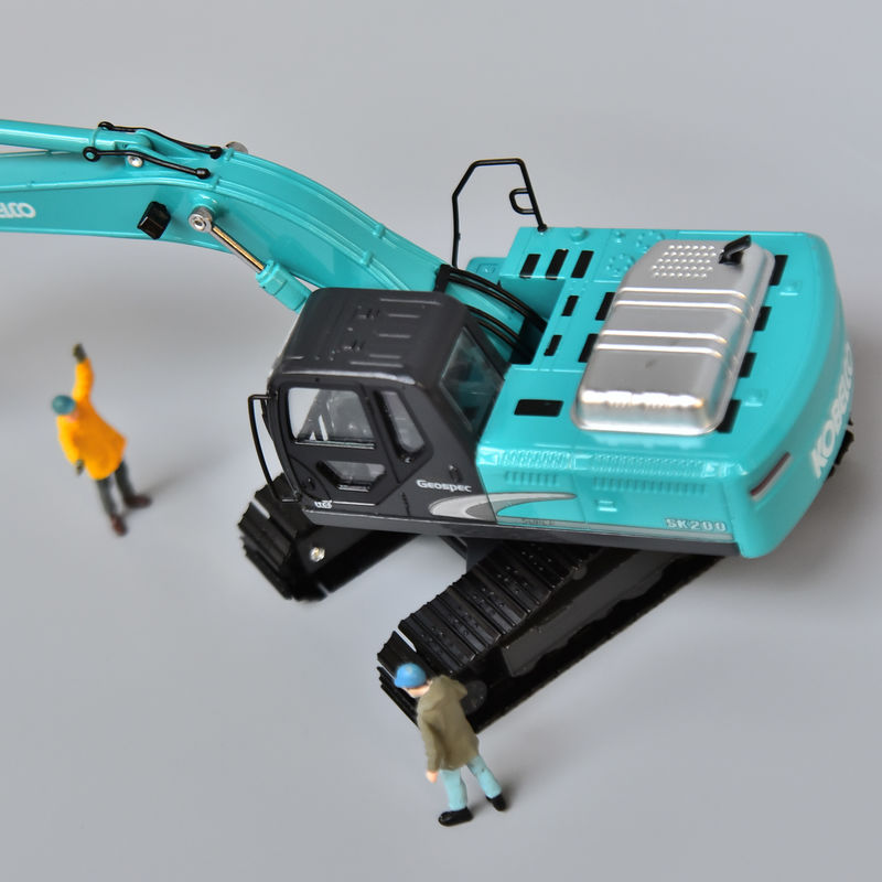 Model koparki KOBELCO oryginalna symulacja samochodu stopu metalowego Shinko SK200 dekoracja nie zabawki