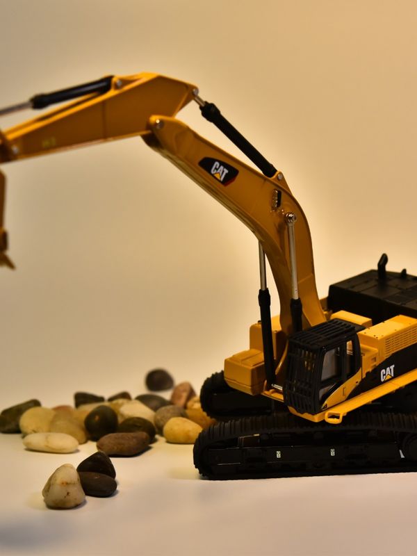 DM Carter CAT385C model koparki stopowej maszyny inżynieryjne symulacja samochodów ozdoby metalowe