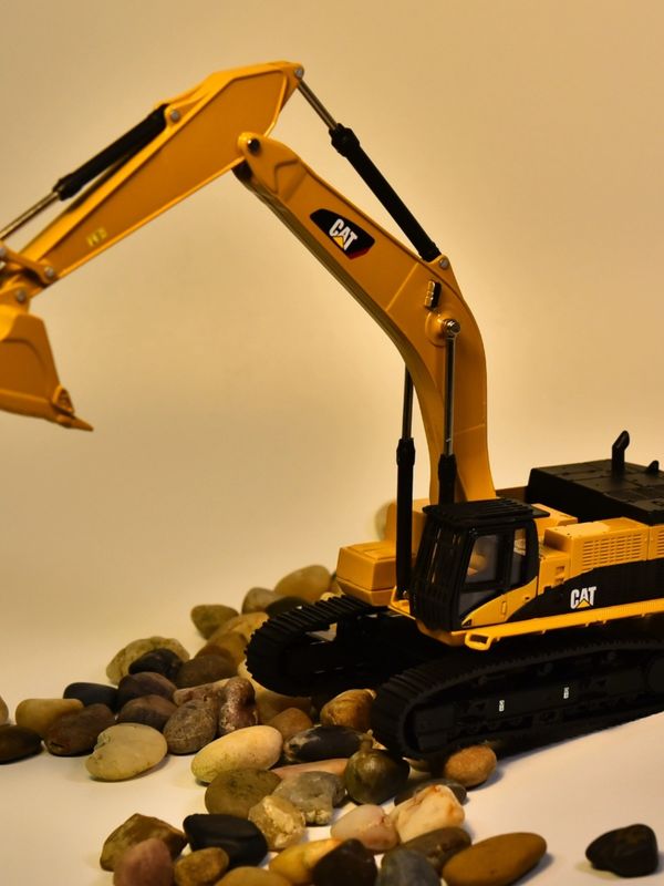 DM Carter CAT385C model koparki stopowej maszyny inżynieryjne symulacja samochodów ozdoby metalowe