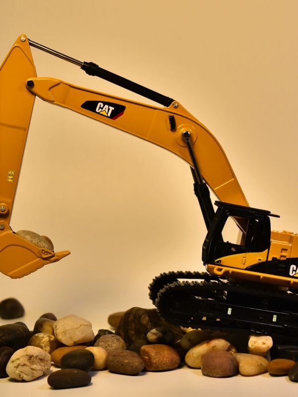DM Carter CAT385C model koparki stopowej maszyny inżynieryjne symulacja samochodów ozdoby metalowe