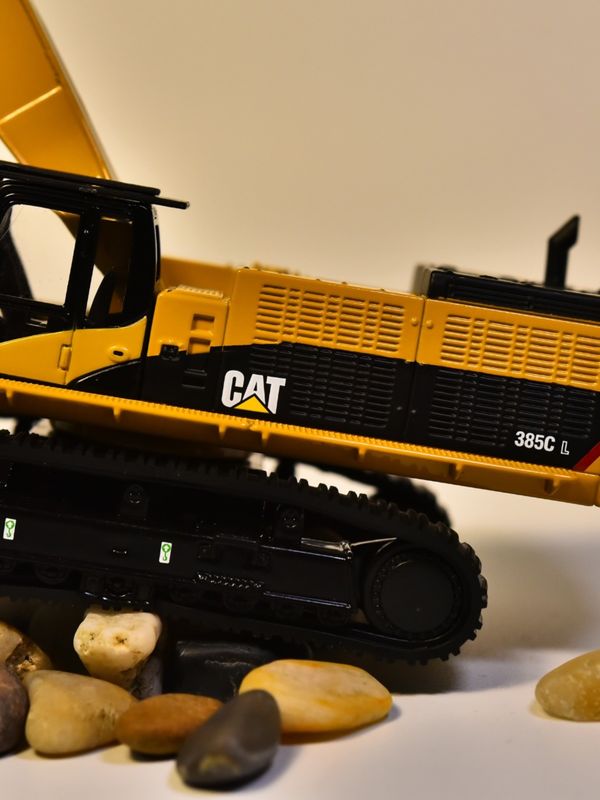 DM Carter CAT385C model koparki stopowej maszyny inżynieryjne symulacja samochodów ozdoby metalowe