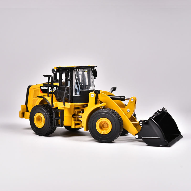 1/64 Skala CAT 950M Ładowarka kołowa Model stopów gumowo-wleczonych Gąsienicę Zestaw budowlany Zabawka Dar