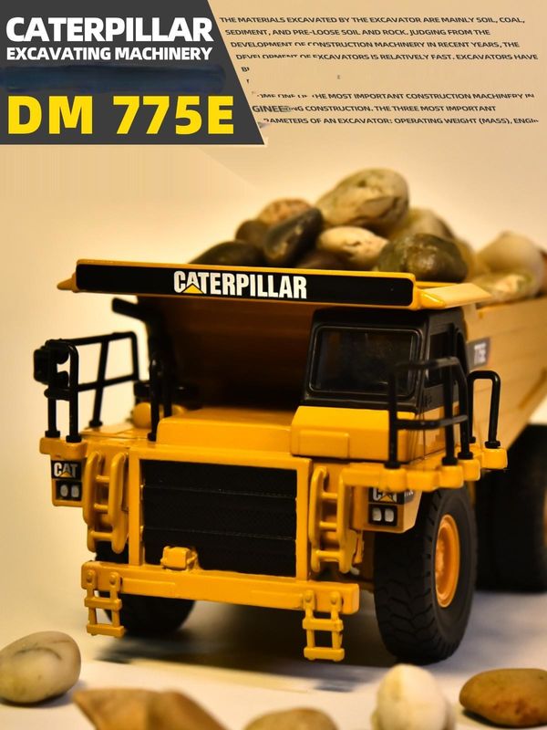 NORSCOT CAT775E Wypuszczalnia 1/64 Skala Model Zestaw Wypuszczalny Pojazd Dekoracja kolekcjonerska