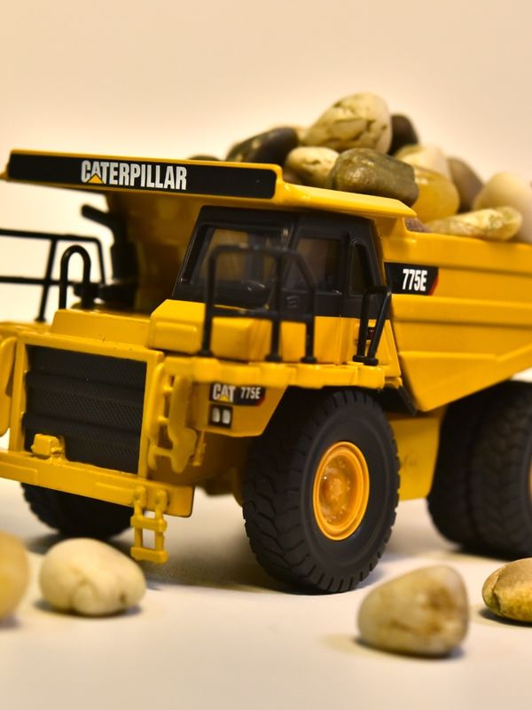 NORSCOT CAT775E Wypuszczalnia 1/64 Skala Model Zestaw Wypuszczalny Pojazd Dekoracja kolekcjonerska