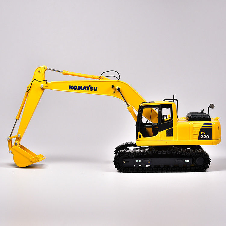 Komatsu PC200 PC220 Ekskawator gówniany Model 1/50 Skala Ciężki sprzęt Zabawka kolekcjonerska