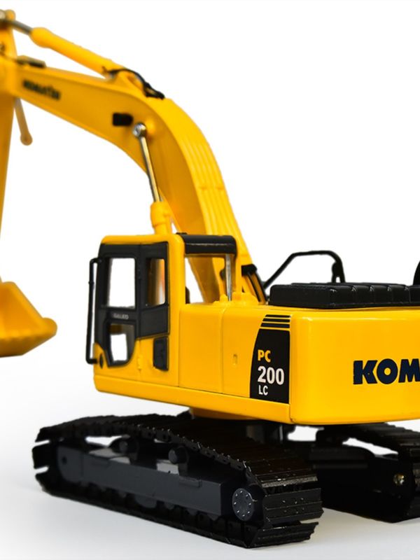 Komatsu PC200 Koparka 1/43 Skala Metalowy model kolekcjonerskie drzwi otwierające