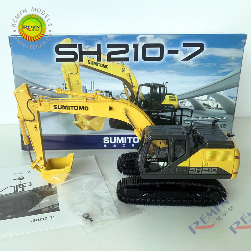 Sumitomo SH210-7 Grabiarka stopu walcowanego Model 1 50 Scale Kolekcyjna konstrukcja pojazd
