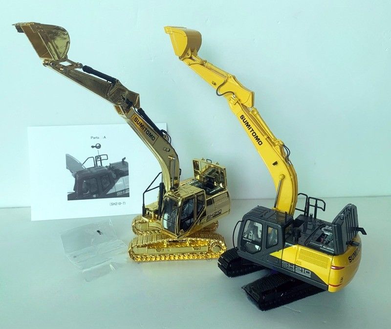 Sumitomo SH210-7 Grabiarka stopu walcowanego Model 1 50 Scale Kolekcyjna konstrukcja pojazd
