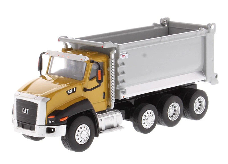 Wyższy szczegółowy 1 64 Skala CAT CT660 Wyrzucacz do wylewu Model pojazdu inżynieryjnego Zabawka