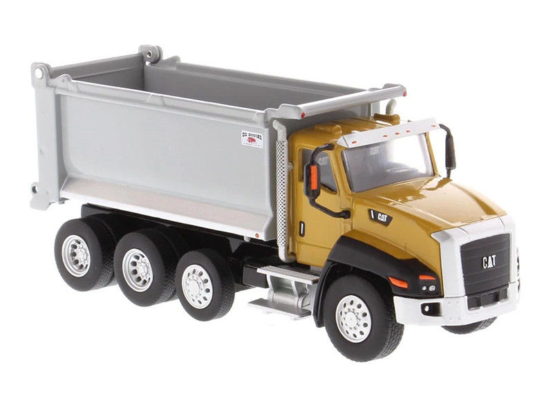 Wyższy szczegółowy 1 64 Skala CAT CT660 Wyrzucacz do wylewu Model pojazdu inżynieryjnego Zabawka