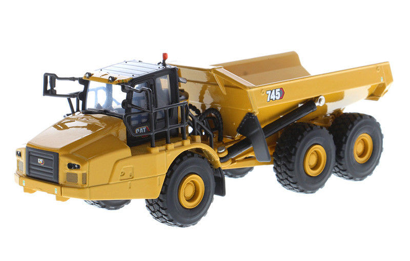 CAT 745 Złączony ciężarówka do zrzucania odpadów Wyposażenie w formie walcowanej w skali 1:64 Model stopów