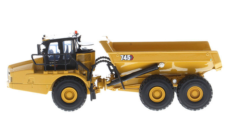CAT 745 Złączony ciężarówka do zrzucania odpadów Wyposażenie w formie walcowanej w skali 1:64 Model stopów
