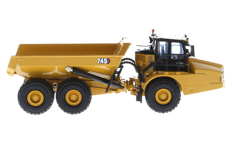 CAT 745 Złączony ciężarówka do zrzucania odpadów Wyposażenie w formie walcowanej w skali 1:64 Model stopów