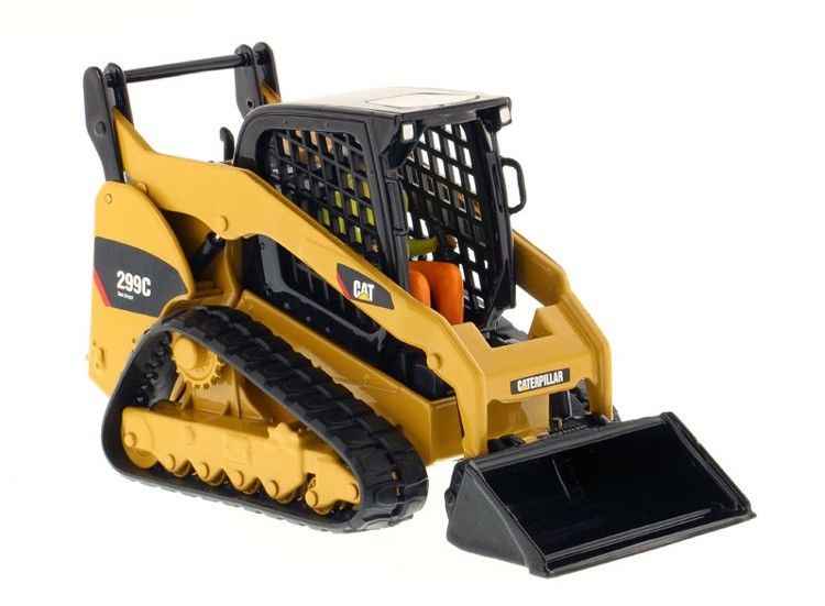 Wysoce szczegółowy CAT 299C Kompaktny ładowarka ścieżkowa stopu stopniowego Model 1/32 Skala 85226