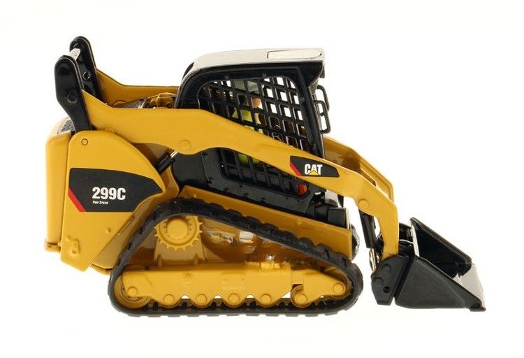 Wysoce szczegółowy CAT 299C Kompaktny ładowarka ścieżkowa stopu stopniowego Model 1/32 Skala 85226