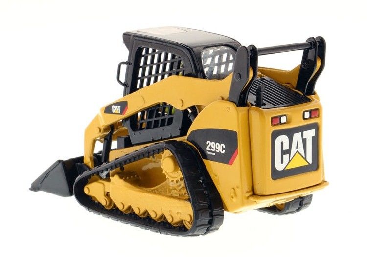Wysoce szczegółowy CAT 299C Kompaktny ładowarka ścieżkowa stopu stopniowego Model 1/32 Skala 85226