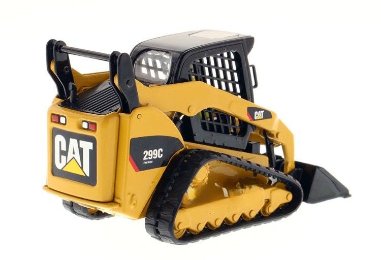 Wysoce szczegółowy CAT 299C Kompaktny ładowarka ścieżkowa stopu stopniowego Model 1/32 Skala 85226