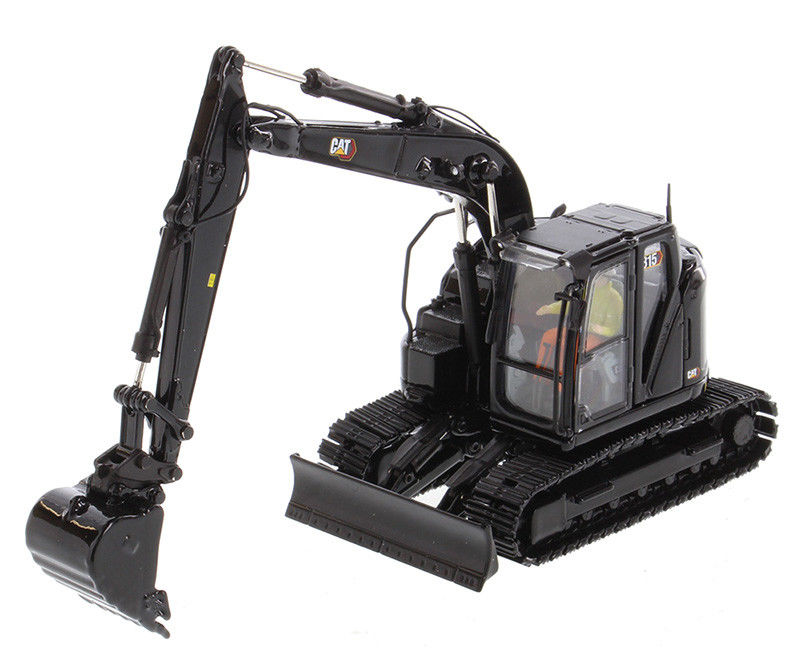 Black Caterpillar CAT 315 Ekskawator 1:50 Model odlewany kolekcjonerski pojazd inżynieryjny