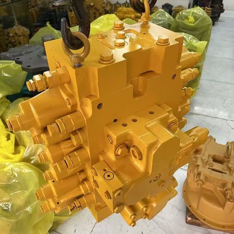 Wysokiej jakości Komatsu PC200-7 Koparka Żółty wykończenie Główny zawór sterujący Części hydrauliczne
