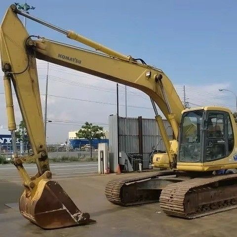 Stosowany koparz Komatsu PC200-6 z odnowionym silnikiem Cummins do górnictwa budowlanego