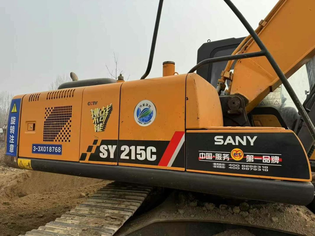 Używany Sany SY215-9 Excavator Crawler Heavy Duty Construction Machine Niezawodna wydajność