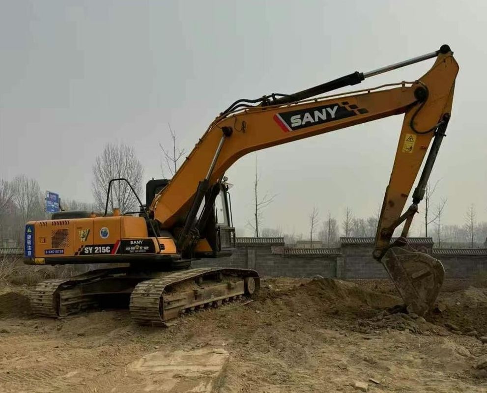 Używany Sany SY215-9 Excavator Crawler Heavy Duty Construction Machine Niezawodna wydajność