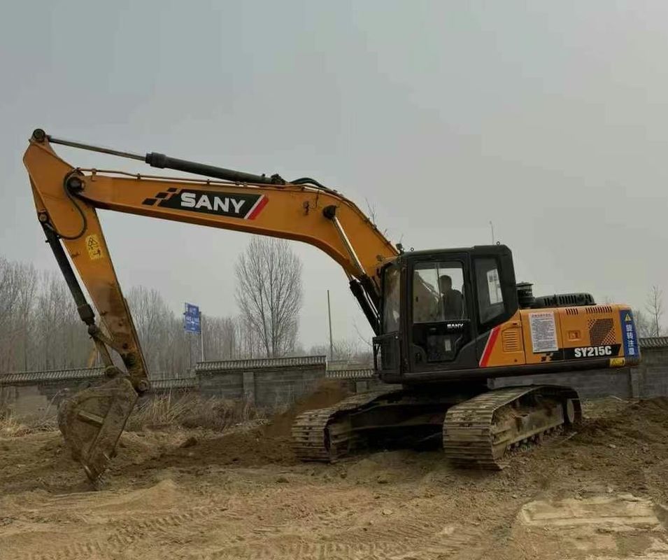 Używany Sany SY215-9 Excavator Crawler Heavy Duty Construction Machine Niezawodna wydajność
