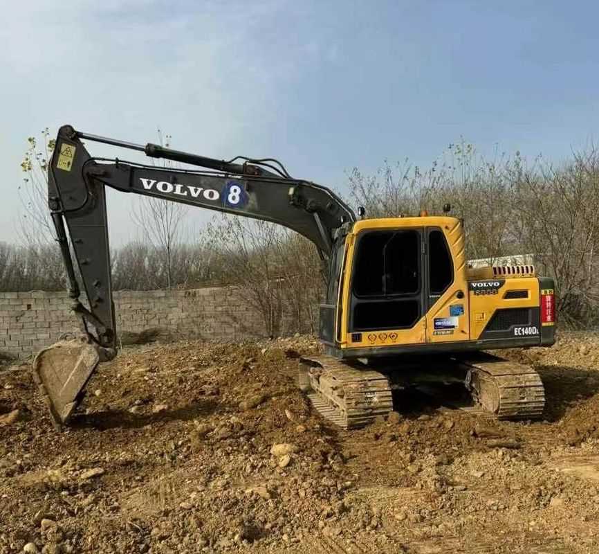 Używana koparka Volvo EC140 w doskonałym stanie gotowa do szybkiej wysyłki na całym świecie