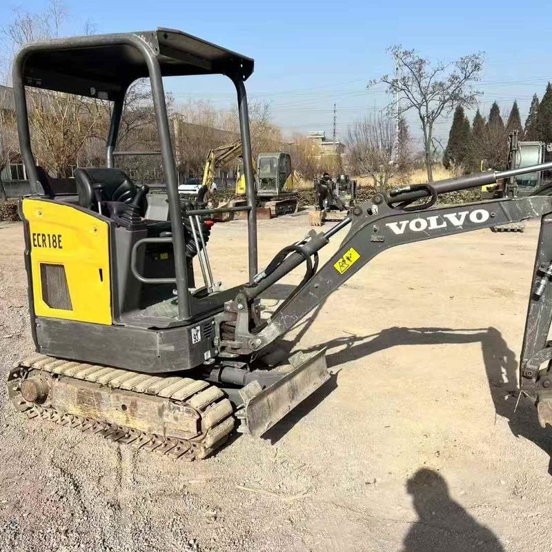 Stosowany Volvo EC18 Mini Excavator 2020 920Hrs Francuski Import Hydraulic Hammer Bucket
