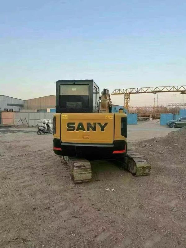 Używany 2023 SANY SY60 Mini Ekskawator 500 godzin roboczych Pełna konserwacja dla krajobrazu