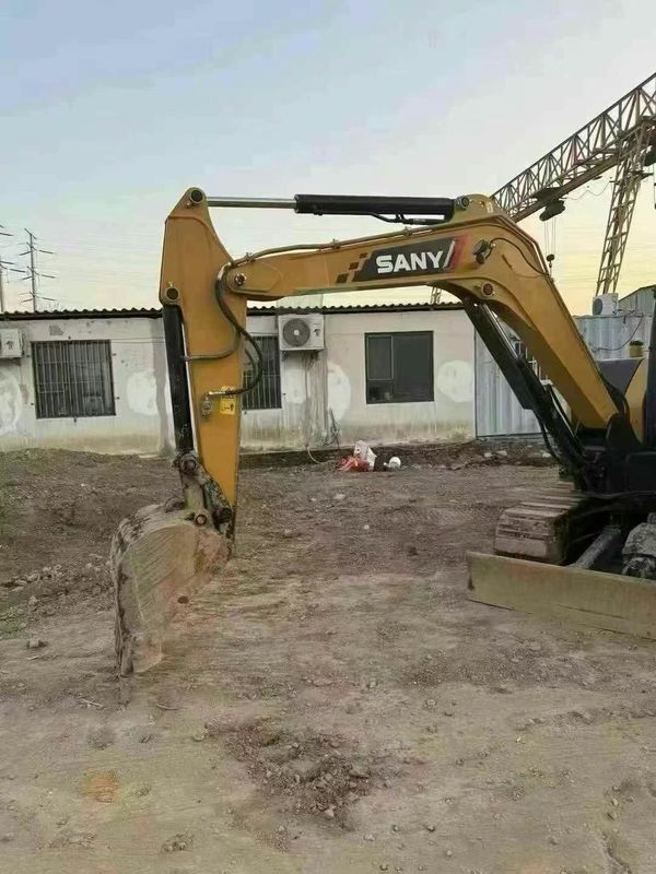 Używany 2023 SANY SY60 Mini Ekskawator 500 godzin roboczych Pełna konserwacja dla krajobrazu