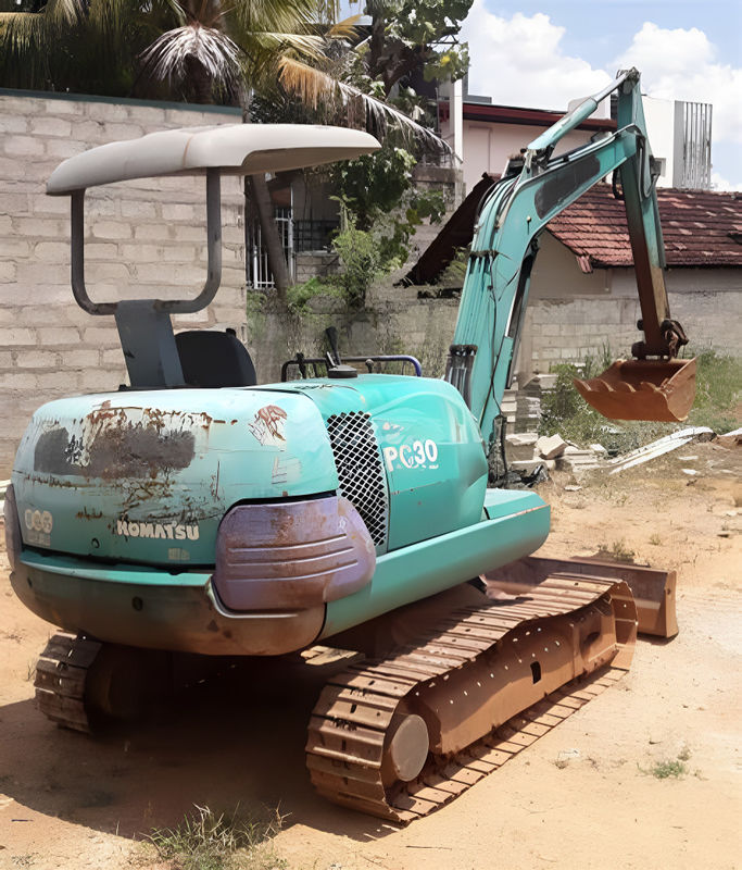 Dobrze utrzymany używany Komatsu PC30-7 Mini Ekskawator Certyfikowany ISO dla budownictwa i krajobrazu