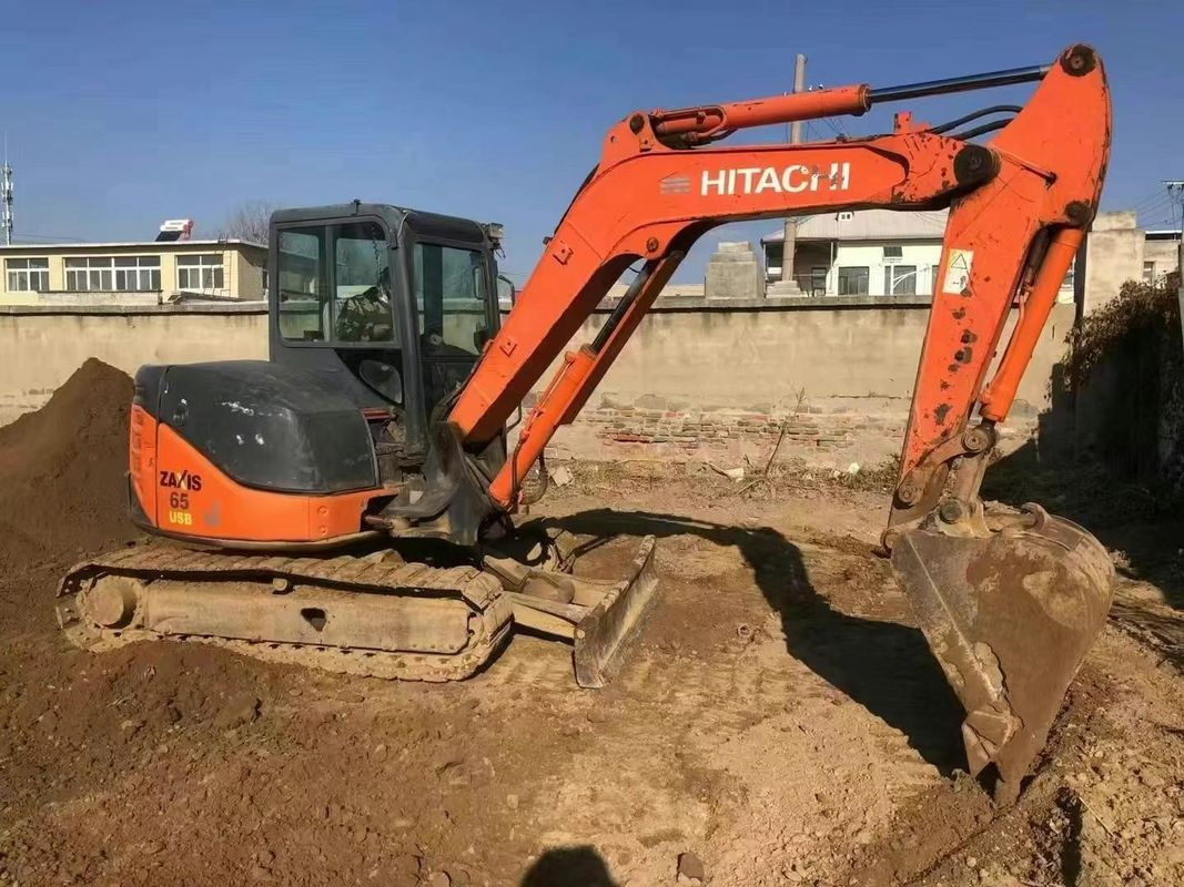 Wykorzystane Hitachi ZX65U Mini Ekskawator 6,5 Tony Niskie godziny dla użytkownika budowy krajobrazu