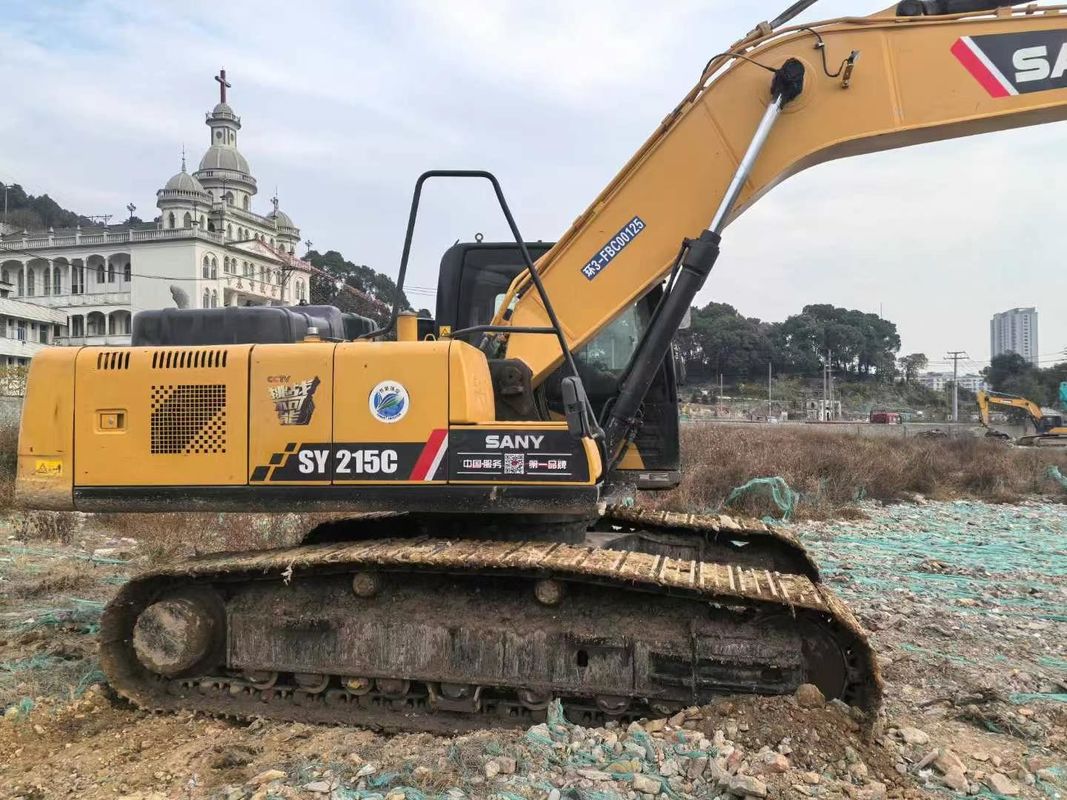 Wykorzystany 2019 SANY SY215-10 Ekskawator 21Ton Pojemność pełna historia usługi Budownictwo Górnictwo
