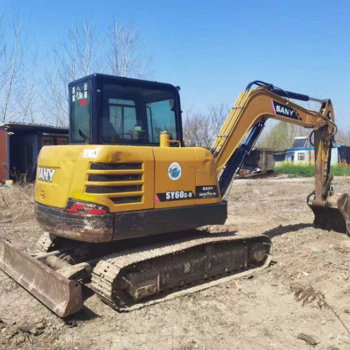 2020 SANY SY60C-9 6 Ton Excavator 3000 godzin utrzymywane CE ISO dla użytku krajobrazowego