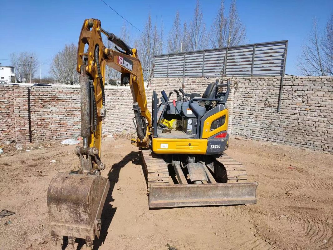 Zastosowany 2022 XCMG XE26U Mini Excavator 2.6T Dobrze utrzymany CE ISO Narzędzie krajobrazowe