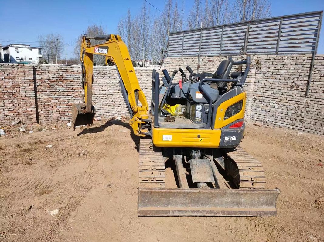 Zastosowany 2022 XCMG XE26U Mini Excavator 2.6T Dobrze utrzymany CE ISO Narzędzie krajobrazowe