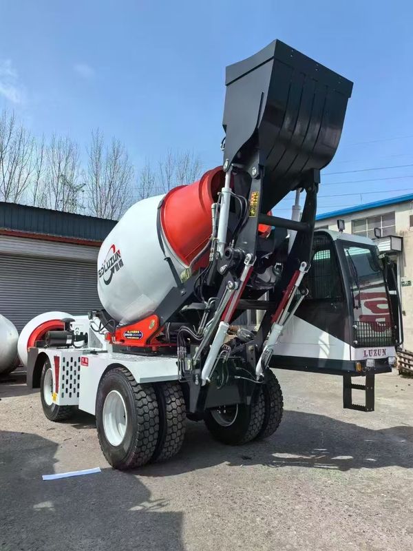 Luzun 8m3 Ready Mix Beton Mixer Truck Silnik wysokiej wydajności